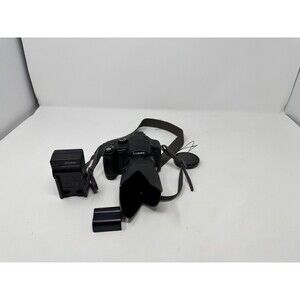 Panasonic Lumix DMC-F27 6.0MP Digital Bridge Camera Black w/ Charger & Lens Hood